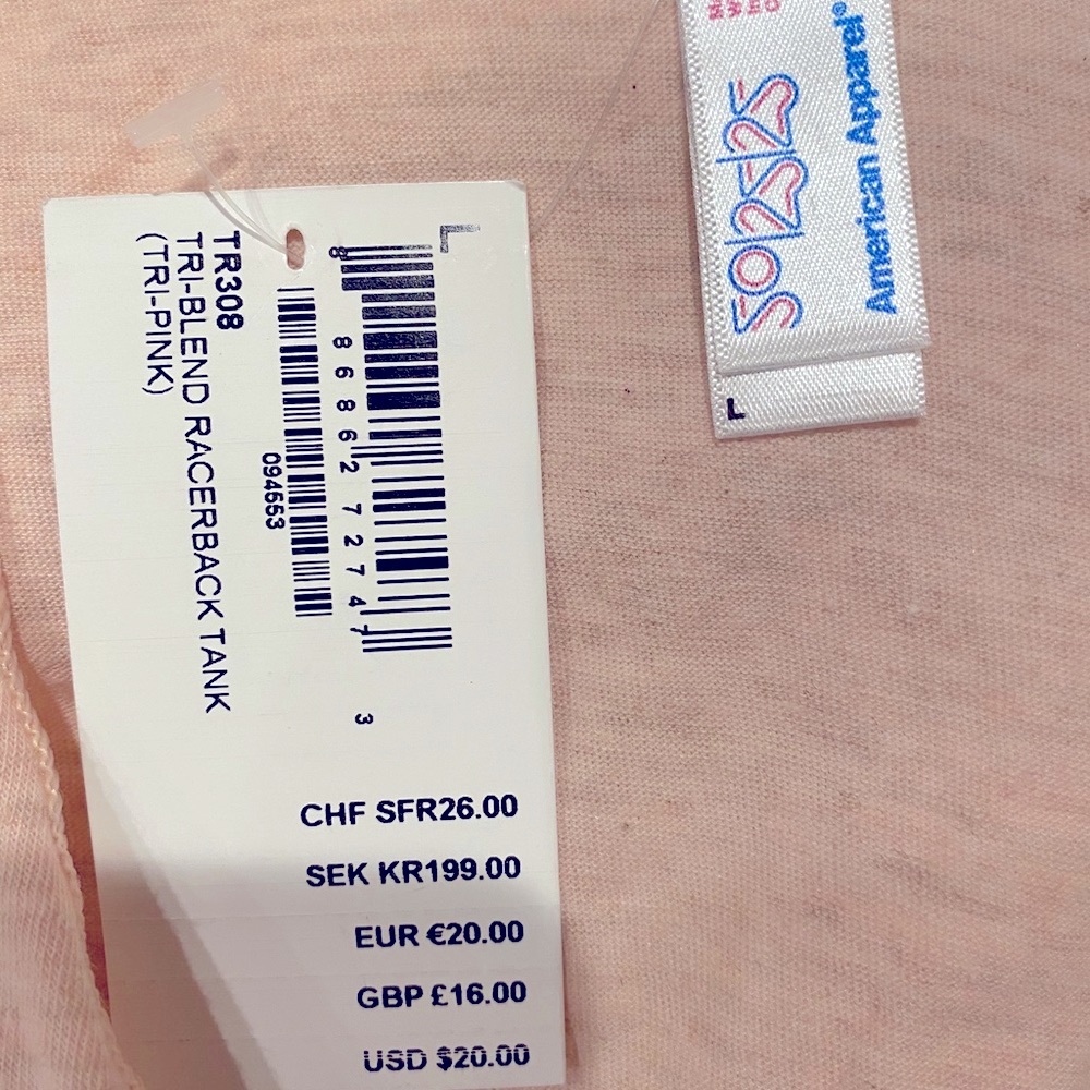 NEW American Apparel Racerback Tank - Picture 5 of 5